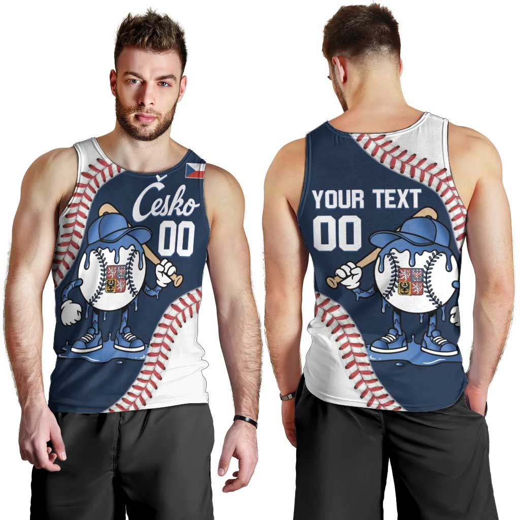 Czech Republic 2026 Baseball Custom Men Tank Top Go Cesko Drip Style