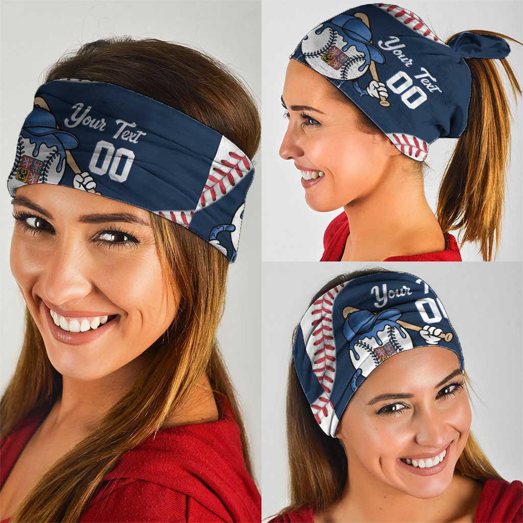 Czech Republic 2026 Baseball Custom Neck Gaiter Go Cesko Drip Style