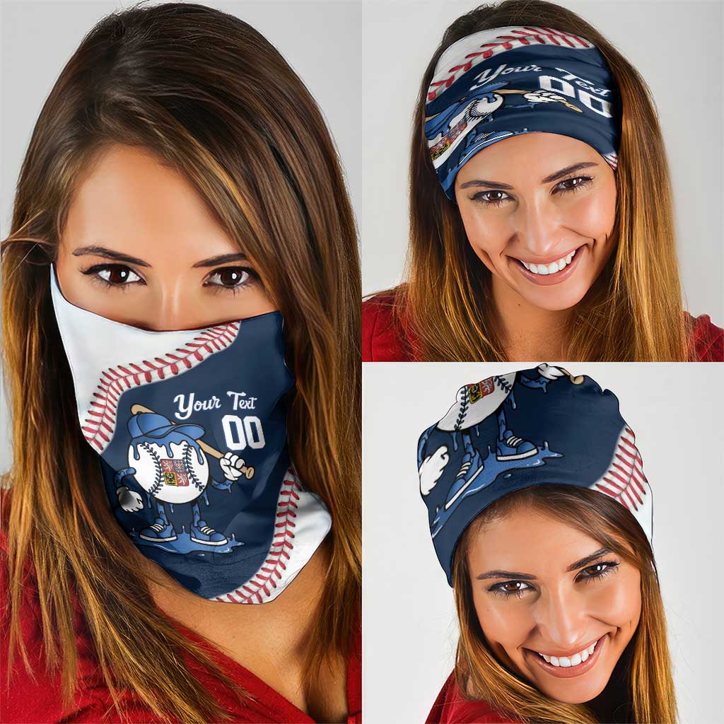Czech Republic 2026 Baseball Custom Neck Gaiter Go Cesko Drip Style
