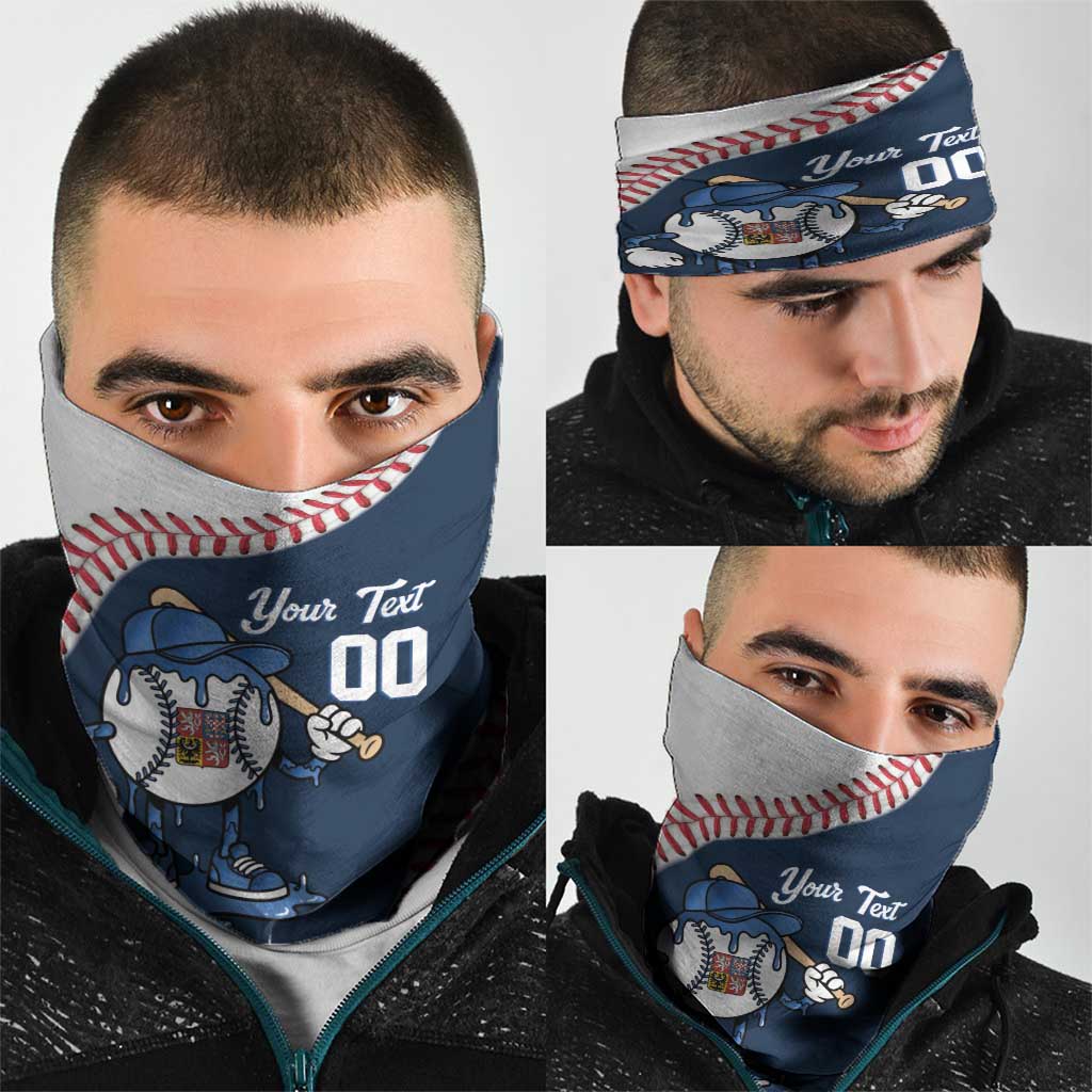 Czech Republic 2026 Baseball Custom Neck Gaiter Go Cesko Drip Style