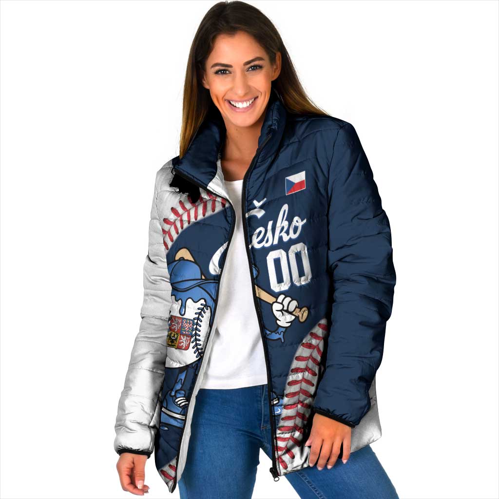 Czech Republic 2026 Baseball Custom Padded Jacket Go Cesko Drip Style
