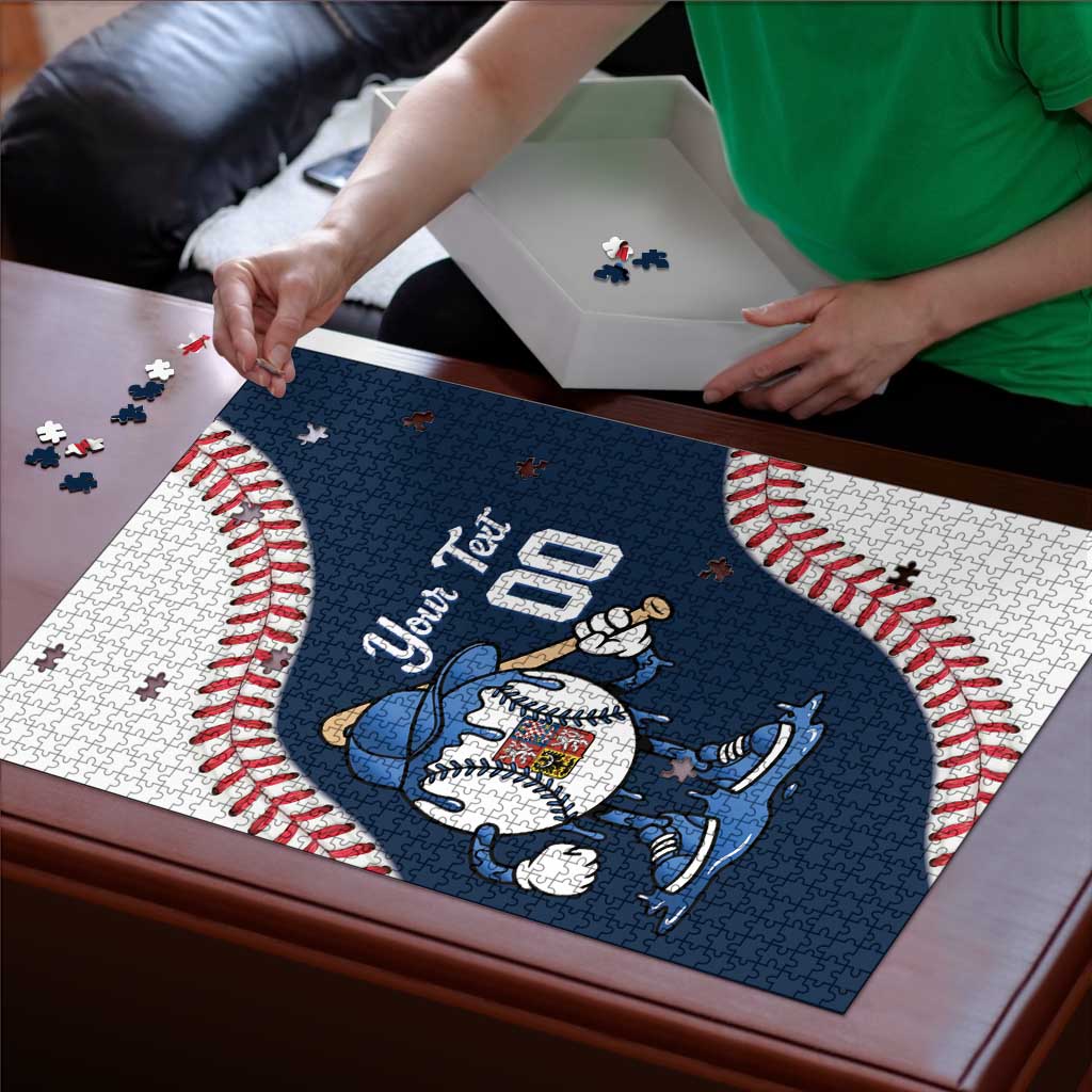 Czech Republic 2026 Baseball Custom Puzzle Go Cesko Drip Style