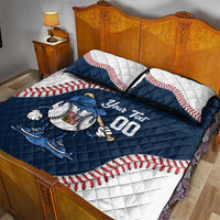 Czech Republic 2026 Baseball Custom Quilt Bed Set Go Cesko Drip Style