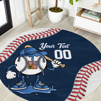 Czech Republic 2026 Baseball Custom Round Carpet Go Cesko Drip Style
