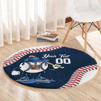 Czech Republic 2026 Baseball Custom Round Carpet Go Cesko Drip Style