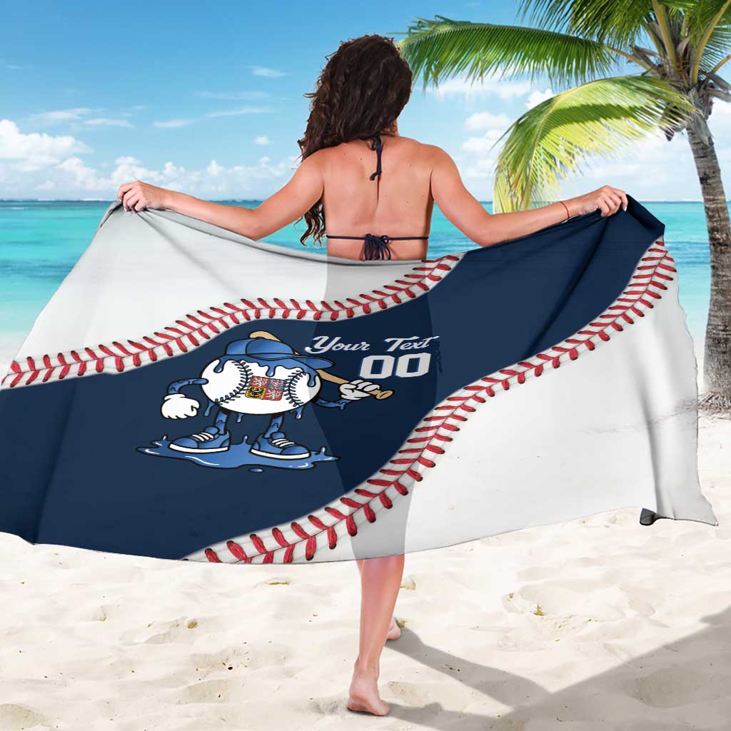 Czech Republic 2026 Baseball Custom Sarong Go Cesko Drip Style