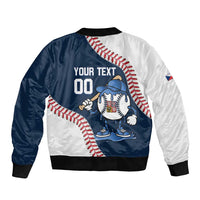 Czech Republic 2026 Baseball Custom Sleeve Zip Bomber Jacket Go Cesko Drip Style