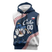 Czech Republic 2026 Baseball Custom Sleeveless Hoodie Go Cesko Drip Style