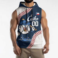 Czech Republic 2026 Baseball Custom Sleeveless Hoodie Go Cesko Drip Style
