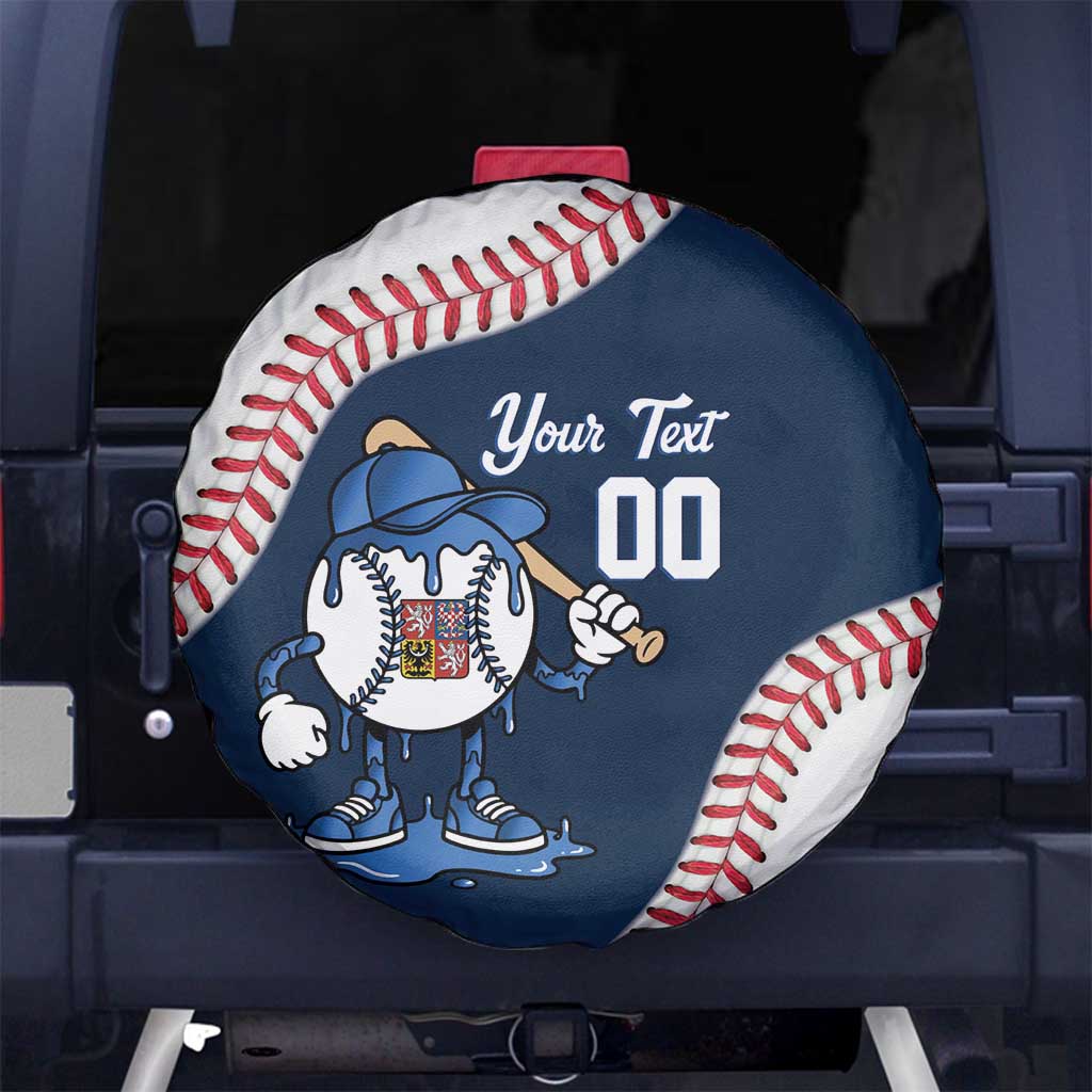 Czech Republic 2026 Baseball Custom Spare Tire Cover Go Cesko Drip Style