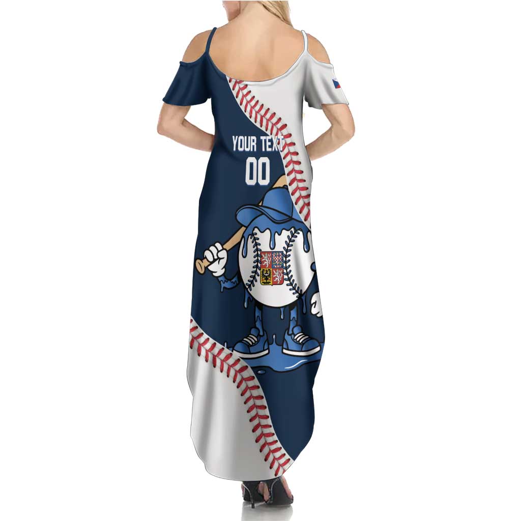 Czech Republic 2026 Baseball Custom Summer Maxi Dress Go Cesko Drip Style