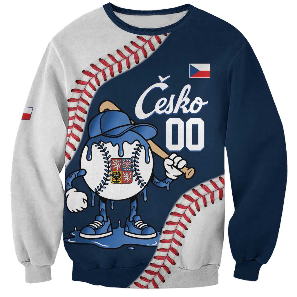 Czech Republic 2026 Baseball Custom Sweatshirt Go Cesko Drip Style