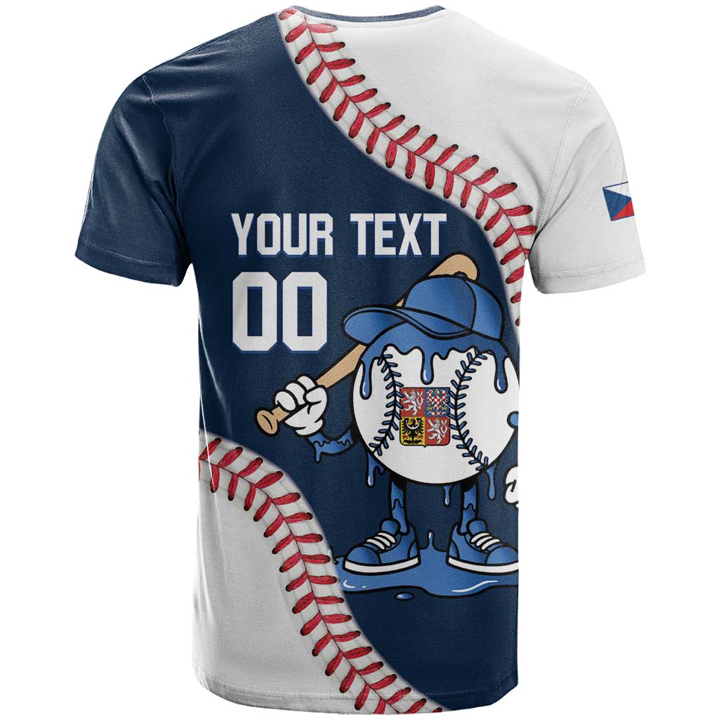 Czech Republic 2026 Baseball Custom T Shirt Go Cesko Drip Style