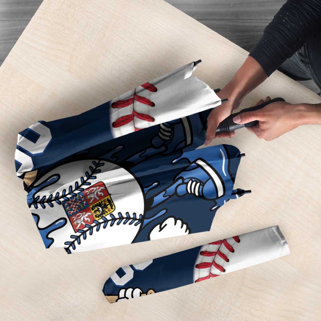 Czech Republic 2026 Baseball Custom Umbrella Go Cesko Drip Style