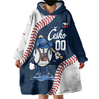 Czech Republic 2026 Baseball Custom Wearable Blanket Hoodie Go Cesko Drip Style