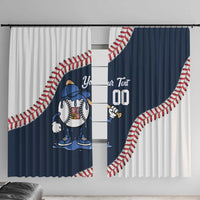 Czech Republic 2026 Baseball Custom Window Curtain Go Cesko Drip Style