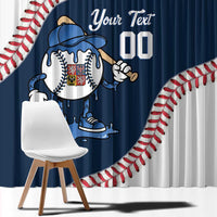 Czech Republic 2026 Baseball Custom Window Curtain Go Cesko Drip Style