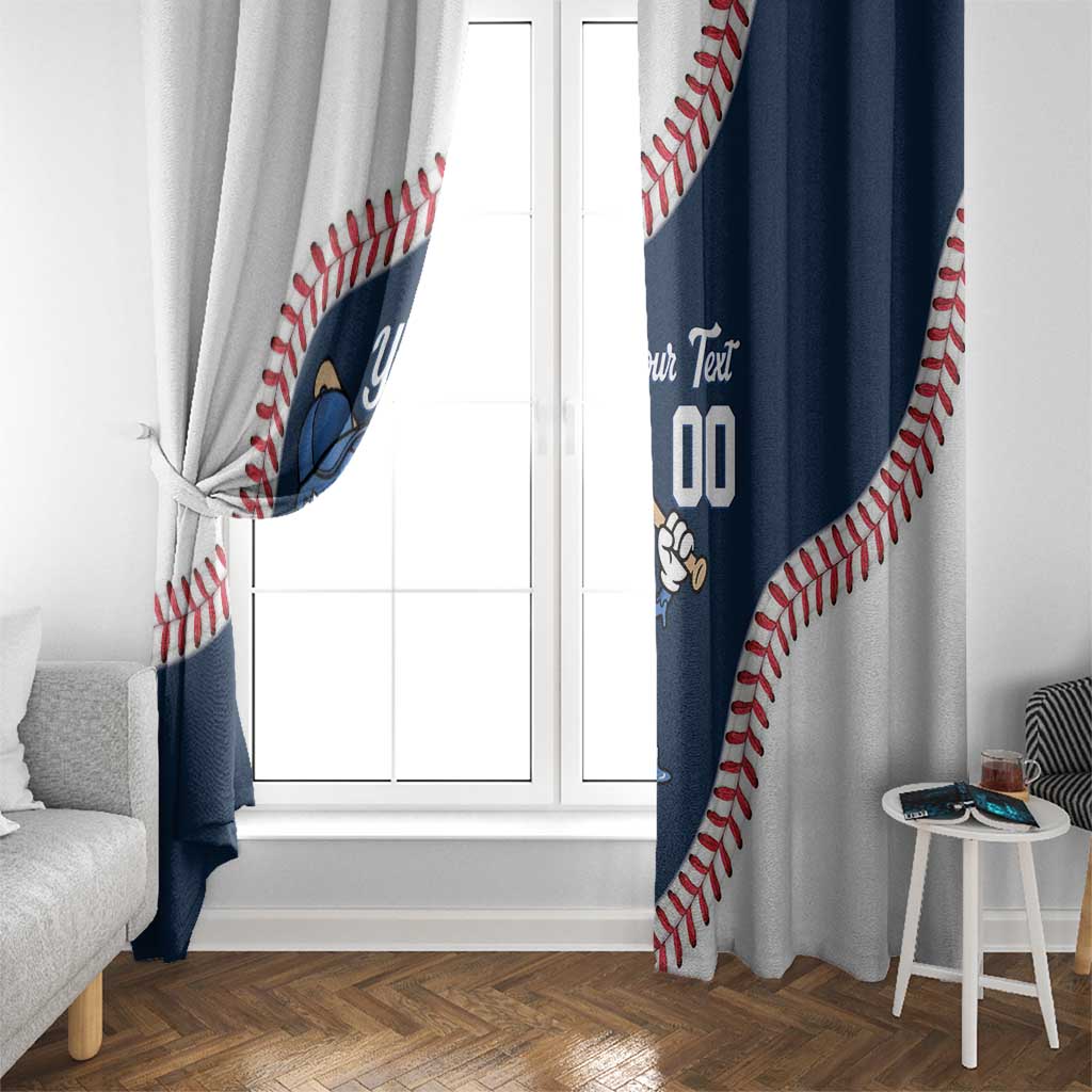 Czech Republic 2026 Baseball Custom Window Curtain Go Cesko Drip Style