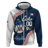 Czech Republic 2026 Baseball Custom Zip Hoodie Go Cesko Drip Style