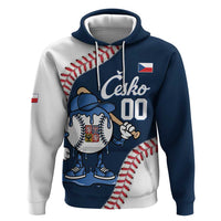 Czech Republic 2026 Baseball Custom Zip Hoodie Go Cesko Drip Style