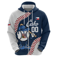 Czech Republic 2026 Baseball Custom Zip Hoodie Go Cesko Drip Style