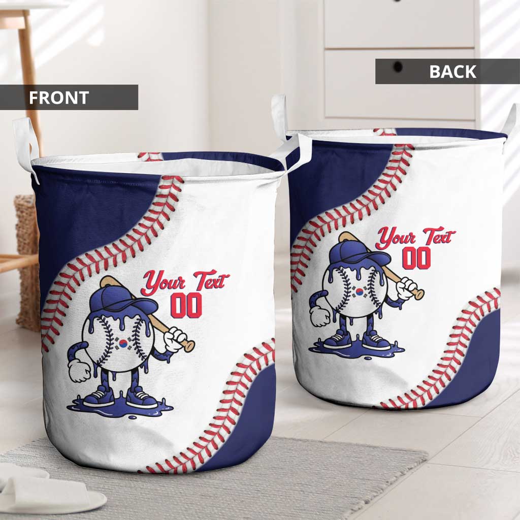 South Korea 2026 Baseball Custom Laundry Basket Go Champions Drip Style