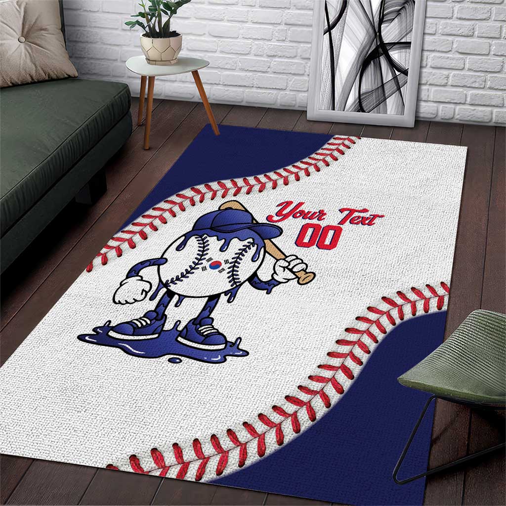 South Korea 2026 Baseball Custom Area Rug Go Champions Drip Style