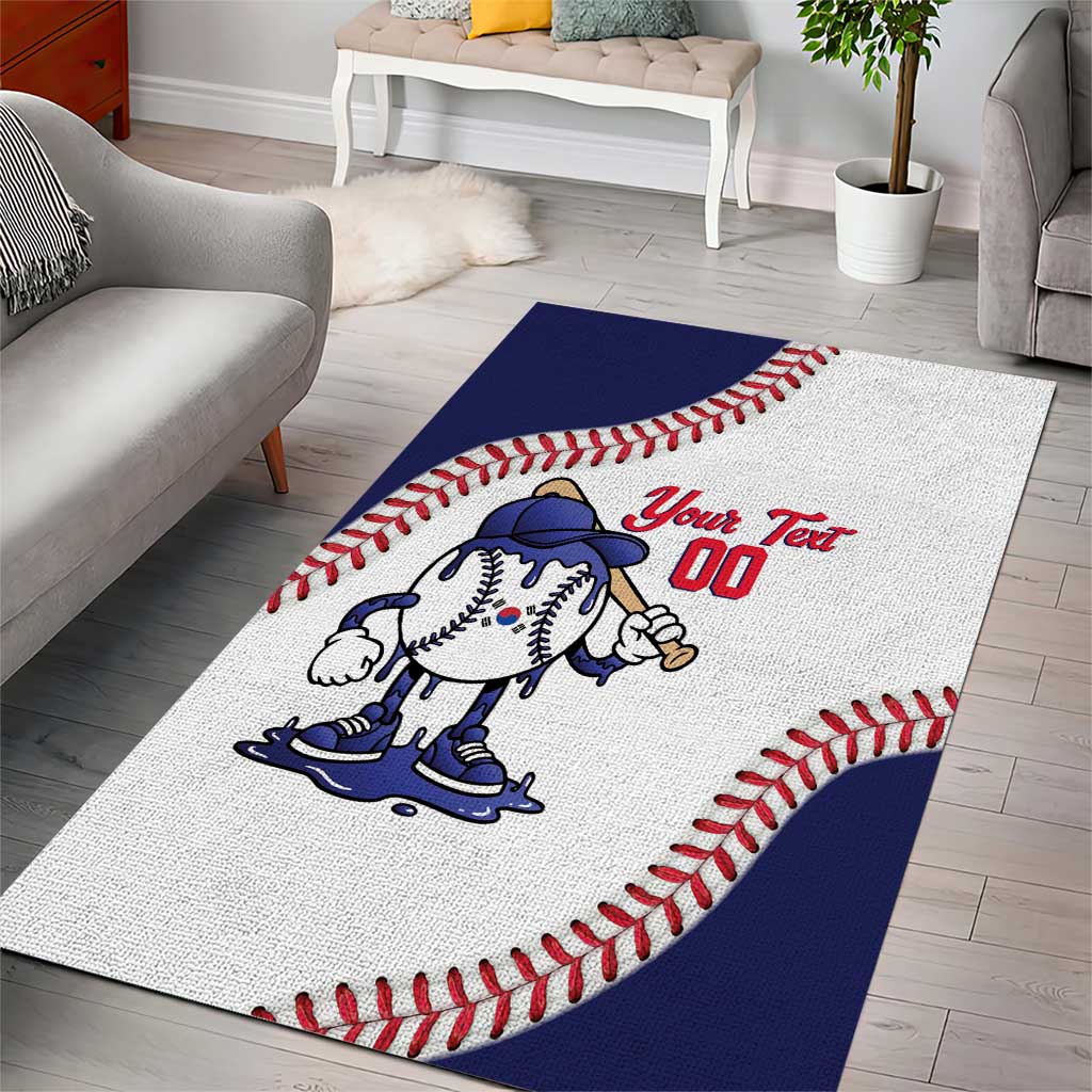 South Korea 2026 Baseball Custom Area Rug Go Champions Drip Style