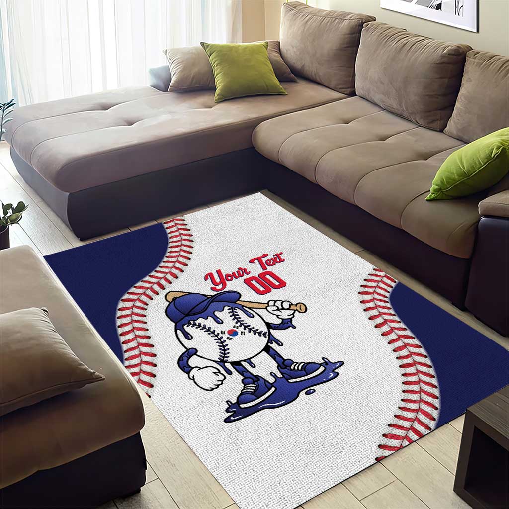 South Korea 2026 Baseball Custom Area Rug Go Champions Drip Style