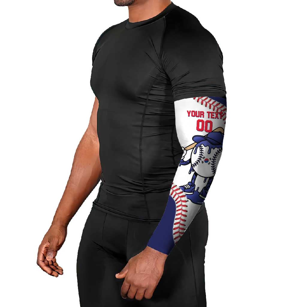 South Korea 2026 Baseball Custom Arm Sleeves Go Champions Drip Style