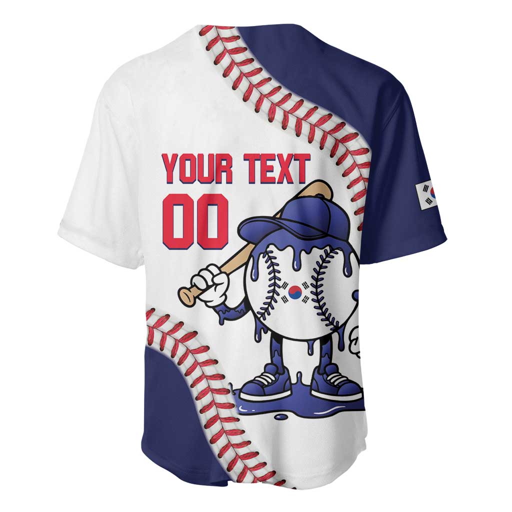 South Korea 2026 Baseball Custom Baseball Jersey Go Champions Drip Style