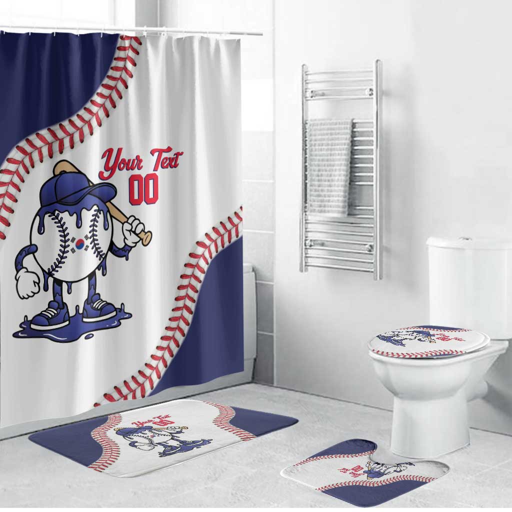 South Korea 2026 Baseball Custom Bathroom Set Go Champions Drip Style