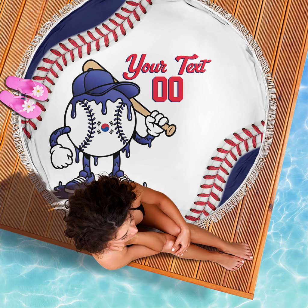 South Korea 2026 Baseball Custom Beach Blanket Go Champions Drip Style