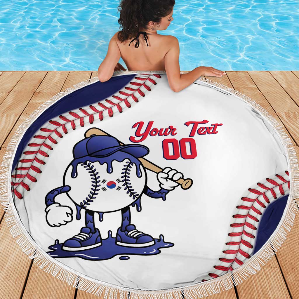 South Korea 2026 Baseball Custom Beach Blanket Go Champions Drip Style