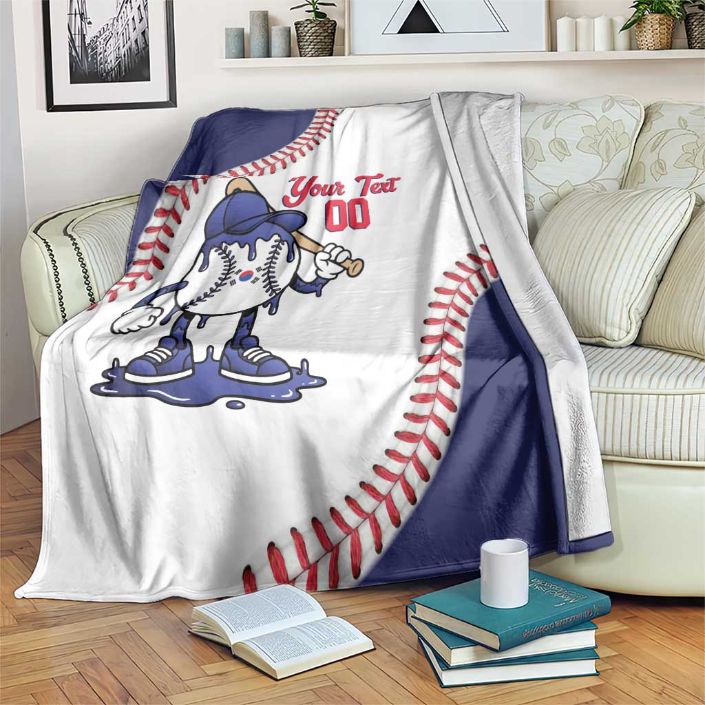 South Korea 2026 Baseball Custom Blanket Go Champions Drip Style
