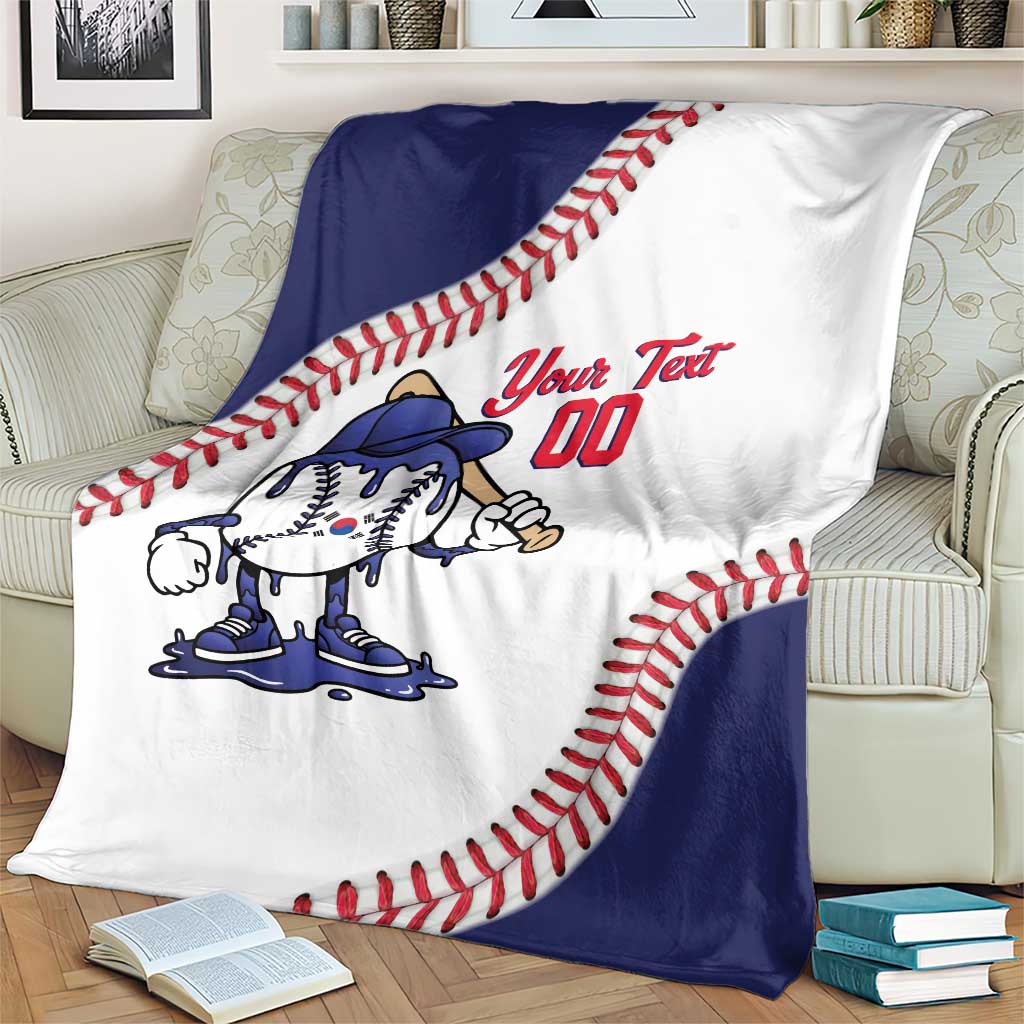 South Korea 2026 Baseball Custom Blanket Go Champions Drip Style