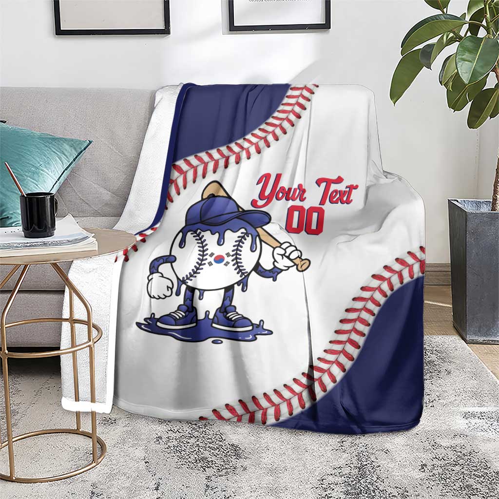 South Korea 2026 Baseball Custom Blanket Go Champions Drip Style