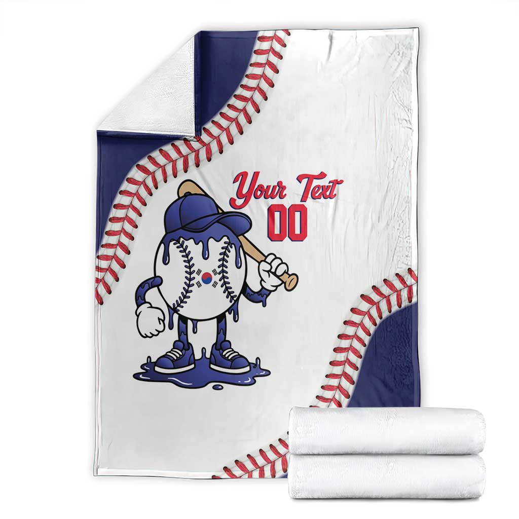 South Korea 2026 Baseball Custom Blanket Go Champions Drip Style