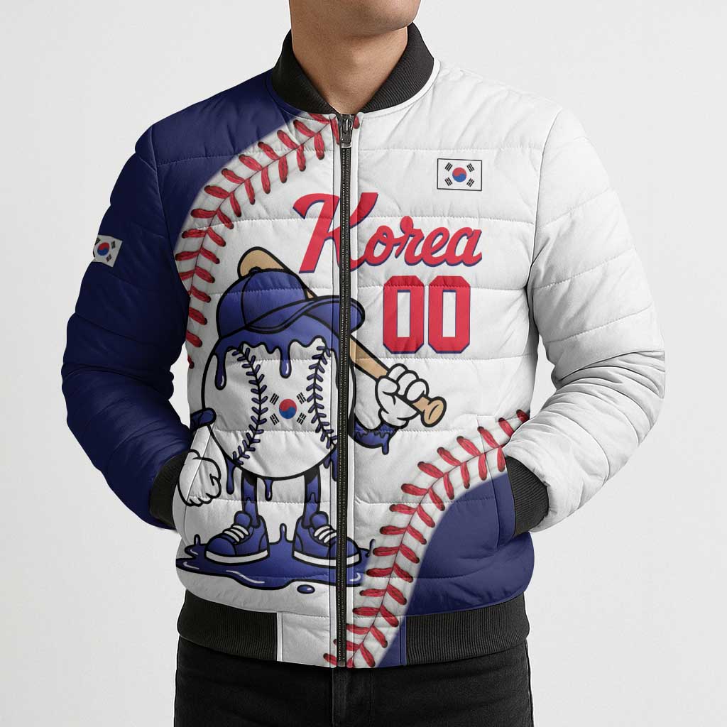 South Korea 2026 Baseball Custom Bomber Puffer Jacket Go Champions Drip Style