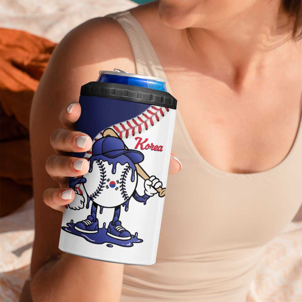 South Korea 2026 Baseball Custom 4 in 1 Can Cooler Tumbler Go Champions Drip Style