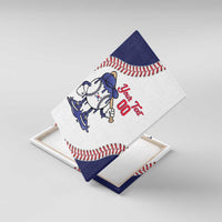 South Korea 2026 Baseball Custom Canvas Wall Art Go Champions Drip Style