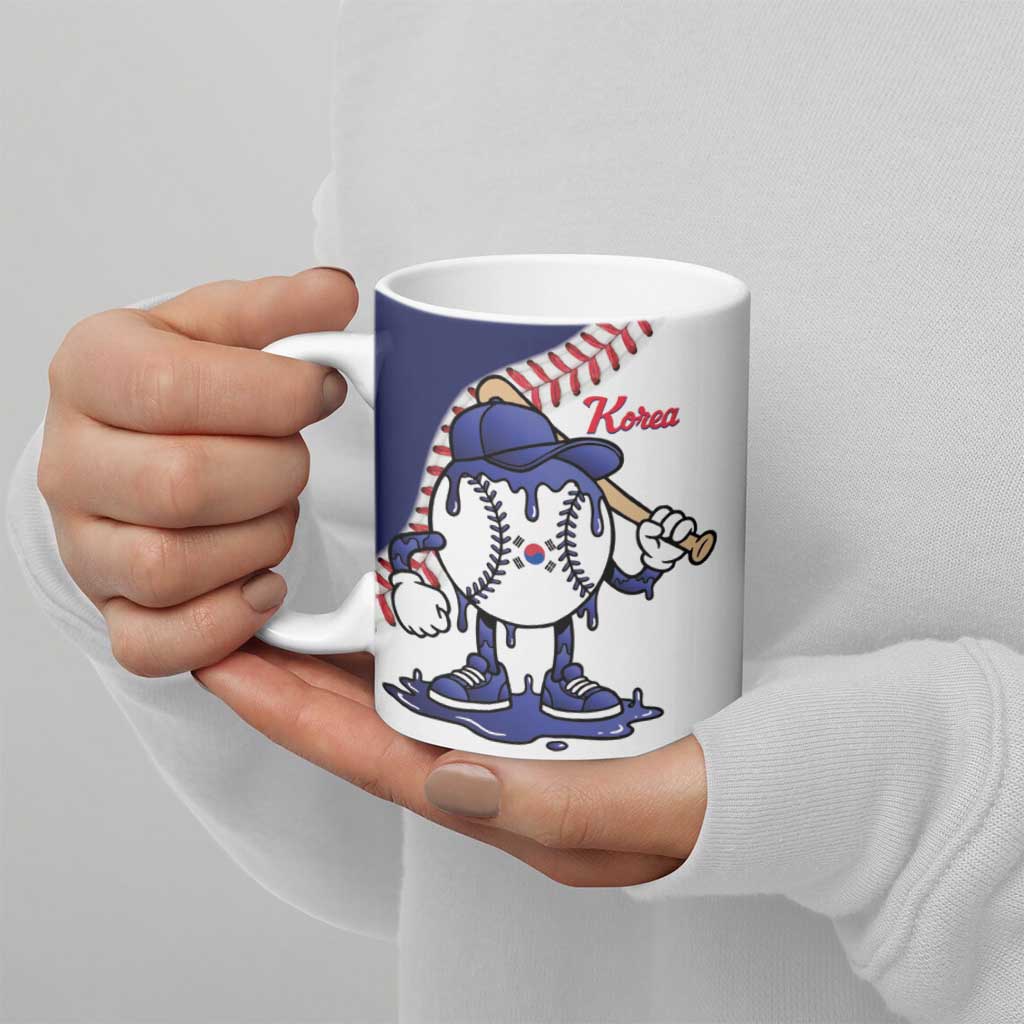 South Korea 2026 Baseball Custom Ceramic Mug Go Champions Drip Style