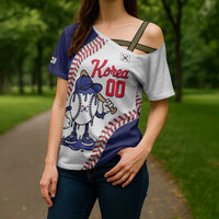 South Korea 2026 Baseball Custom Cross Shoulder Shirt Go Champions Drip Style