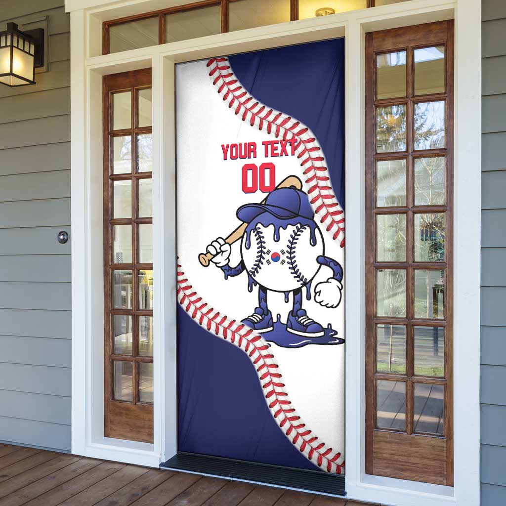 South Korea 2026 Baseball Custom Door Cover Go Champions Drip Style