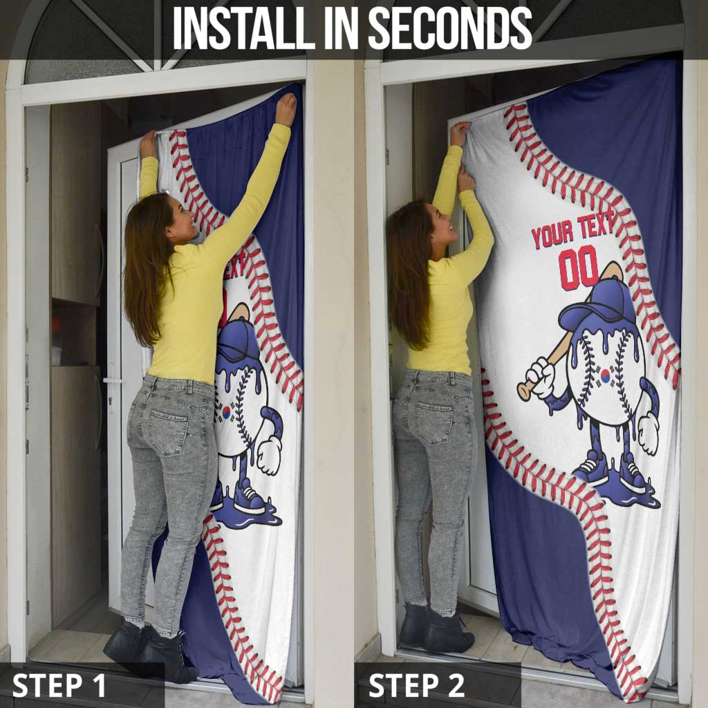 South Korea 2026 Baseball Custom Door Cover Go Champions Drip Style