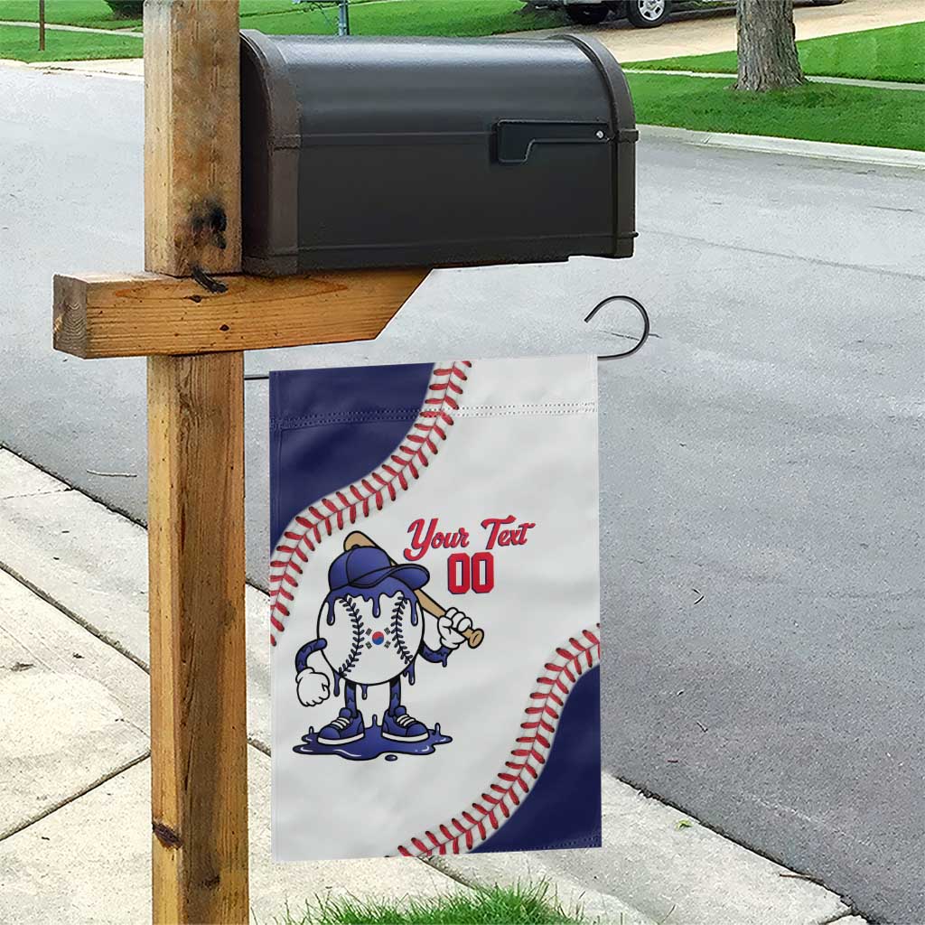 South Korea 2026 Baseball Custom Garden Flag Go Champions Drip Style