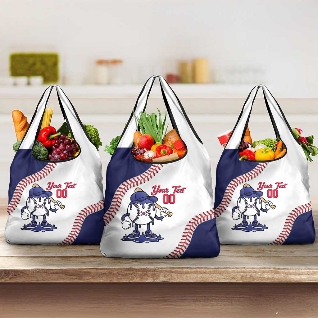 South Korea 2026 Baseball Custom Grocery Bag Go Champions Drip Style