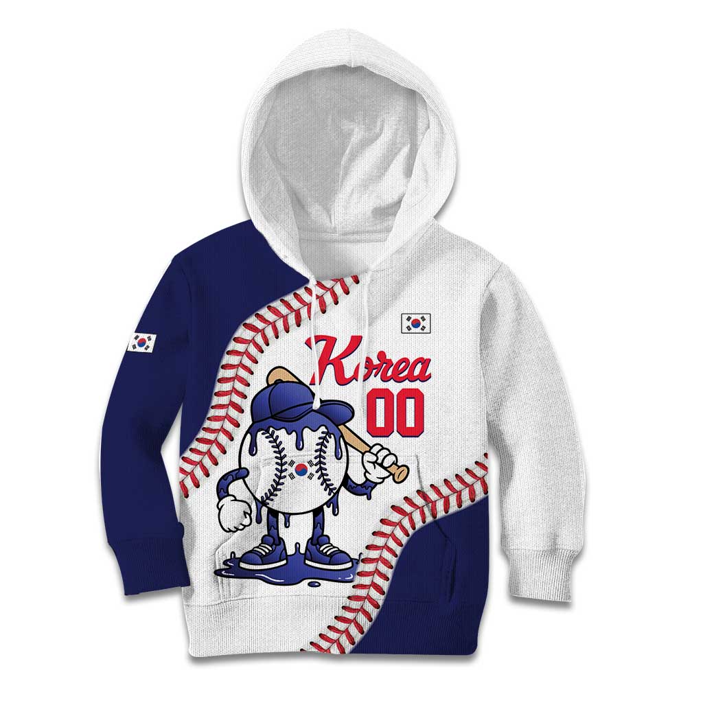 South Korea 2026 Baseball Custom Kid Hoodie Go Champions Drip Style