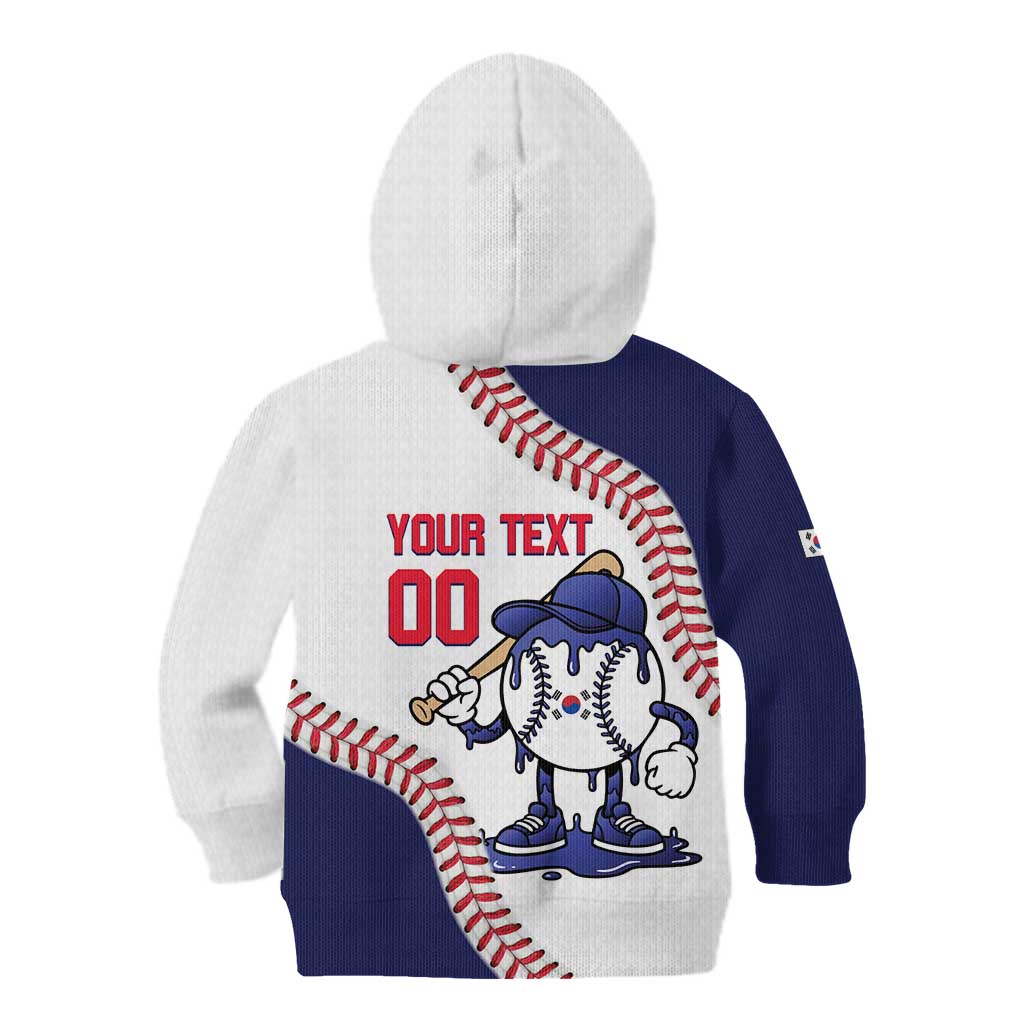 South Korea 2026 Baseball Custom Kid Hoodie Go Champions Drip Style