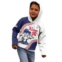 South Korea 2026 Baseball Custom Kid Hoodie Go Champions Drip Style